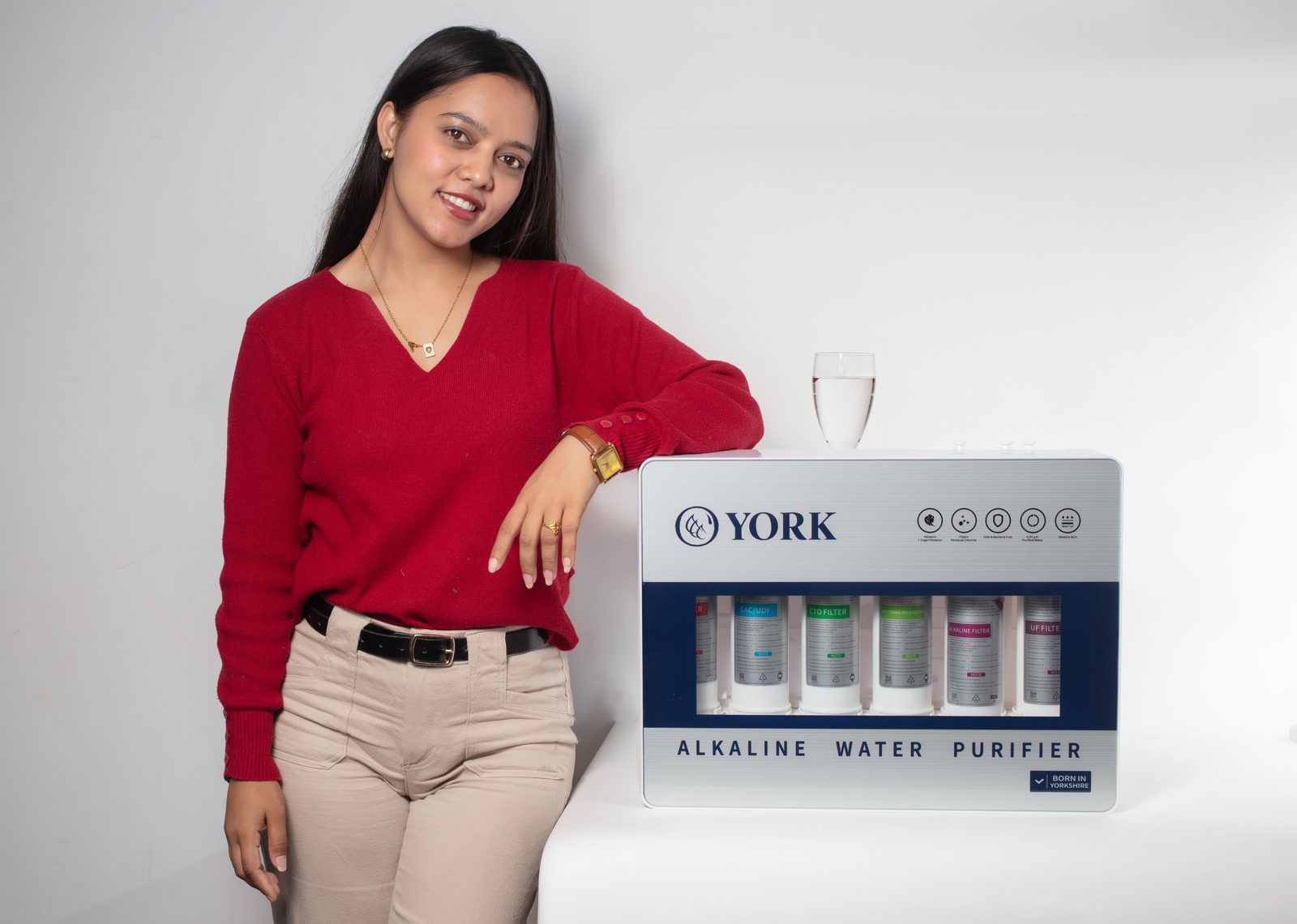 York Alkaline Water Purifier — 7-stage filtration system